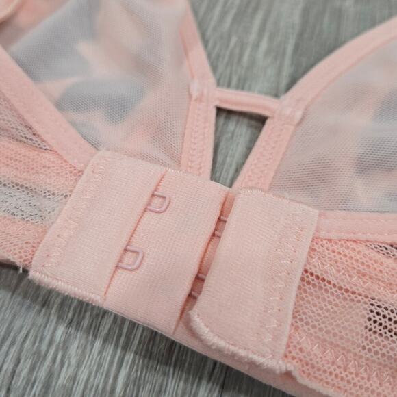 NWT Lively Mesh Trim Retro Blooms Bralette size L - Picture 4 of 6